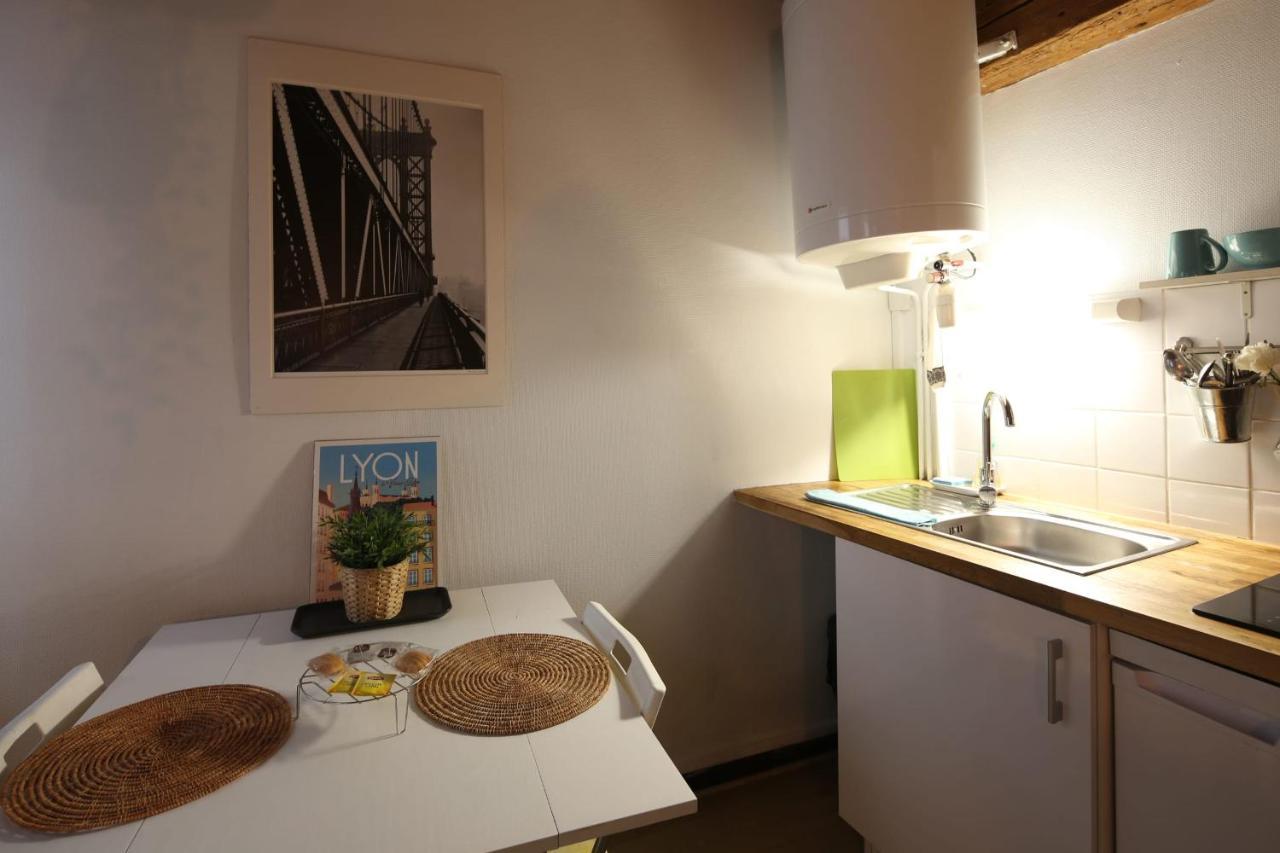 Charming Studio Centre Ville De Lyon Bagian luar foto
